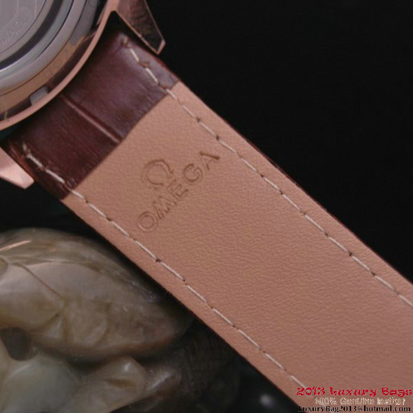 OMEGA DE VILLE CO-AXIAL CHRONOSCOPE Red Gold on Brown Leather Strap OM77426 OMEGA DE VILLE CO-AXIAL CHRONOSCOPE Red Gold on Brown Leather Strap OM77426