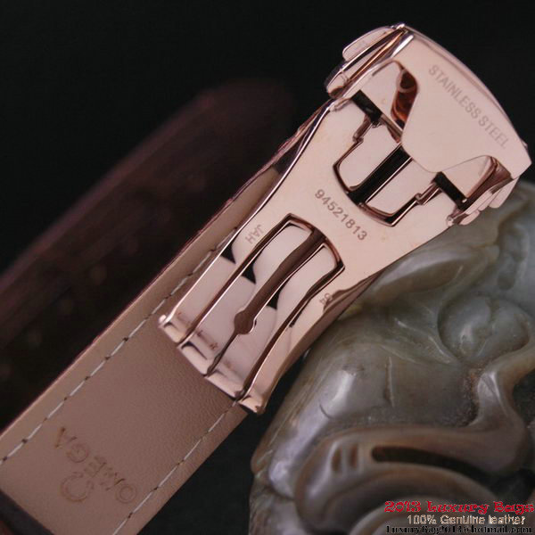 OMEGA DE VILLE CO-AXIAL CHRONOSCOPE Red Gold on Brown Leather Strap OM77426 OMEGA DE VILLE CO-AXIAL CHRONOSCOPE Red Gold on Brown Leather Strap OM77426