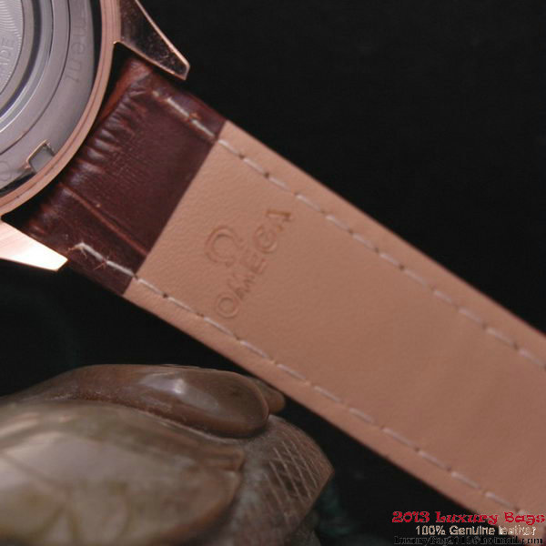 OMEGA DE VILLE CO-AXIAL CHRONOSCOPE Red Gold on Brown Leather Strap OM77426 OMEGA DE VILLE CO-AXIAL CHRONOSCOPE Red Gold on Brown Leather Strap OM77426