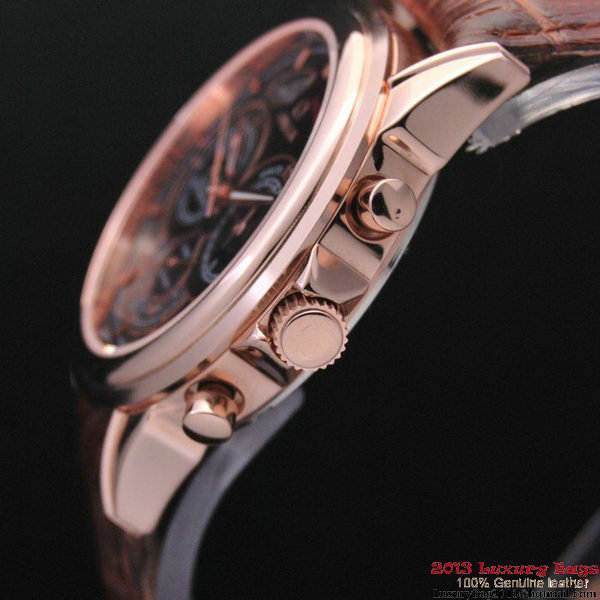 OMEGA DE VILLE CO-AXIAL CHRONOSCOPE Red Gold on Brown Leather Strap OM77426 OMEGA DE VILLE CO-AXIAL CHRONOSCOPE Red Gold on Brown Leather Strap OM77426