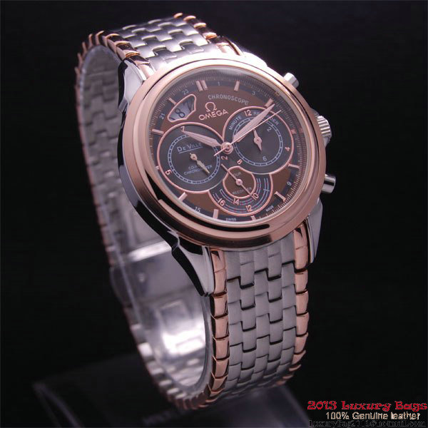 OMEGA DE VILLE CO-AXIAL CHRONOSCOPE Red Gold on Steel Strap OM77430 OMEGA DE VILLE CO-AXIAL CHRONOSCOPE Red Gold on Steel Strap OM77430