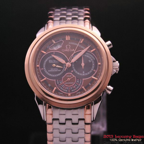 OMEGA DE VILLE CO-AXIAL CHRONOSCOPE Red Gold on Steel Strap OM77430 OMEGA DE VILLE CO-AXIAL CHRONOSCOPE Red Gold on Steel Strap OM77430
