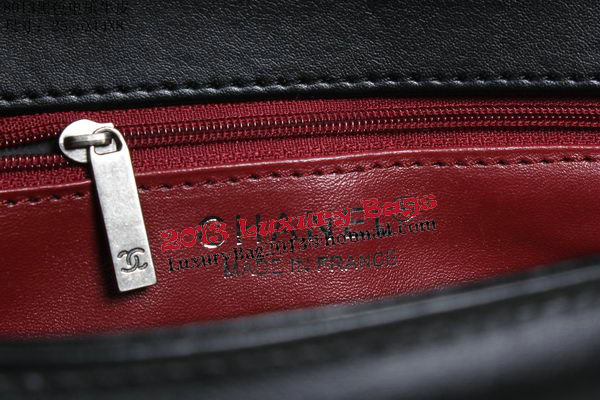 Boy Chanel Flap Shoulder Bag in Calfskin Leather A8013 Black Boy Chanel Flap Shoulder Bag in Calfskin Leather A8013 Black