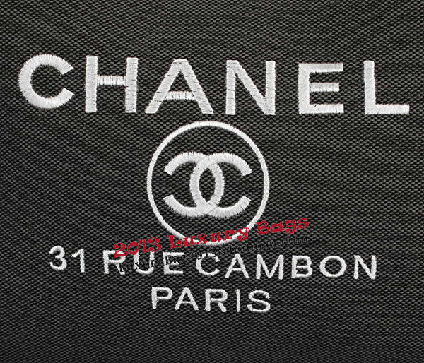 Chanel Medium Canvas Shopping Bag A67012 Gray Chanel Medium Canvas Shopping Bag A67012 Gray