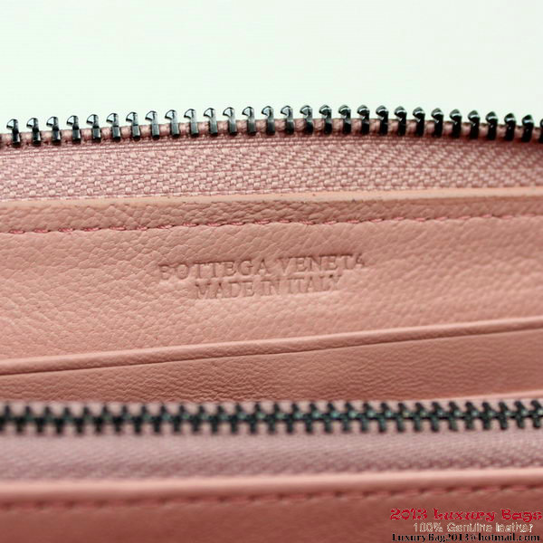 Bottega Veneta Intrecciato Nappa Continental Wallet BV1008 Light Pink Bottega Veneta Intrecciato Nappa Continental Wallet BV1008 Light Pink