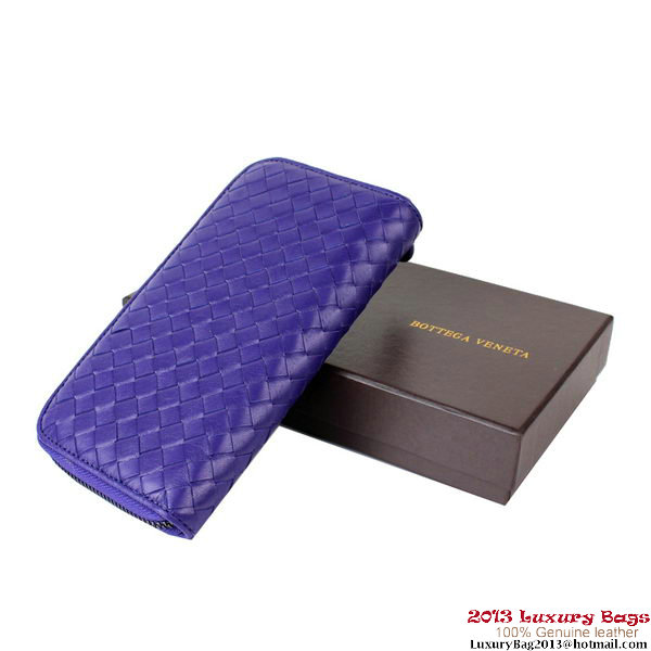 Bottega Veneta Intrecciato Nappa Continental Wallet BV1008 Violet