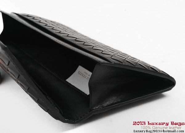 Bottega Veneta Intrecciato Nappa Wallet BV1589 Black Bottega Veneta Intrecciato Nappa Wallet BV1589 Black