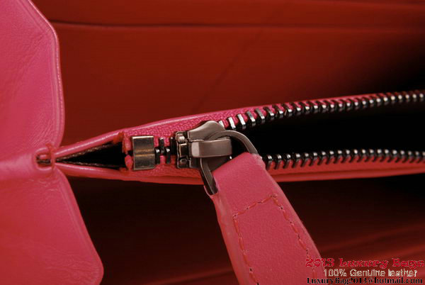 Bottega Veneta Intrecciato Nappa Zippy Wallet BV1571 Peach