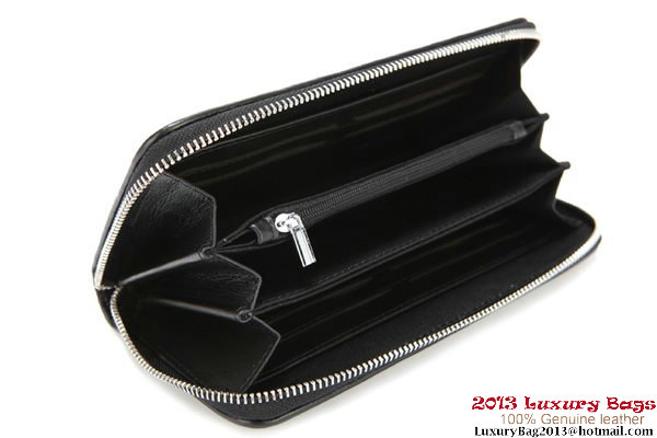 Bottega Veneta Intrecciato Nappa Zippy Wallet 115709-1 Black Bottega Veneta Intrecciato Nappa Zippy Wallet 115709-1 Black