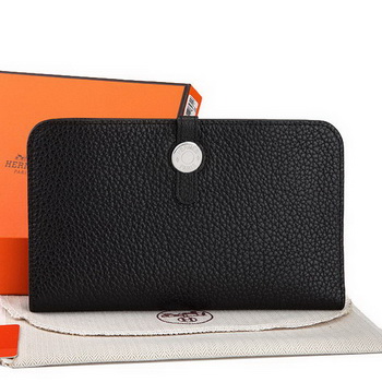Hermes Dogon Combined Wallet A508 Black Hermes Dogon Combined Wallet A508 Black
