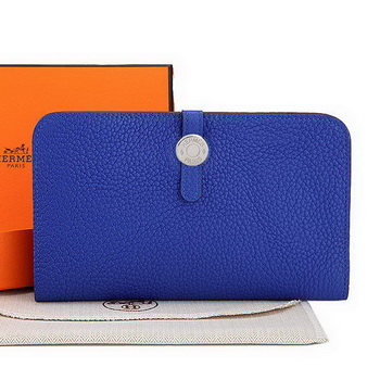Hermes Dogon Combined Wallet A508 RoyalBlue Hermes Dogon Combined Wallet A508 RoyalBlue