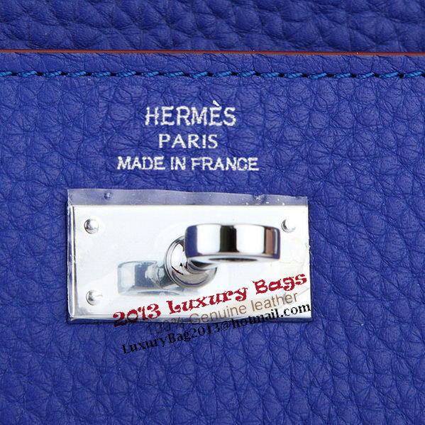 Hermes Kelly Original Leather Bi-Fold Wallet A708 RoyalBlue Hermes Kelly Original Leather Bi-Fold Wallet A708 RoyalBlue