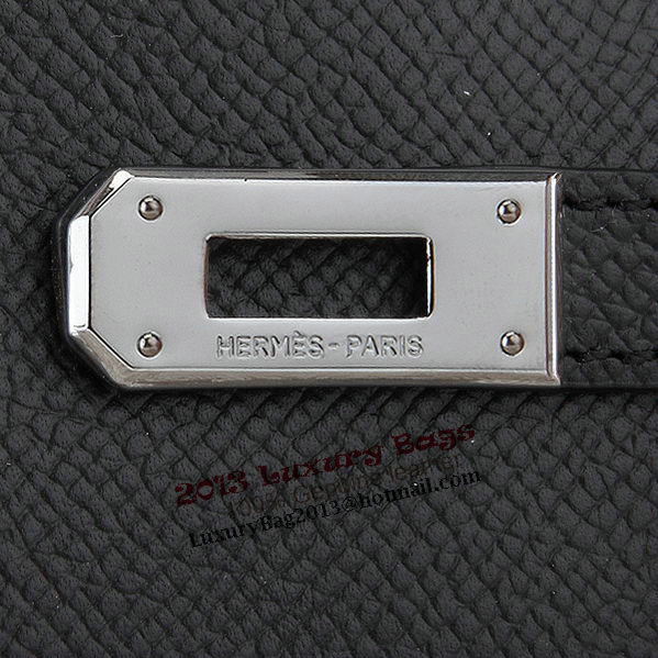 Hermes Kelly Original Saffiano Leather Bi-Fold Wallet A708 Black Hermes Kelly Original Saffiano Leather Bi-Fold Wallet A708 Black