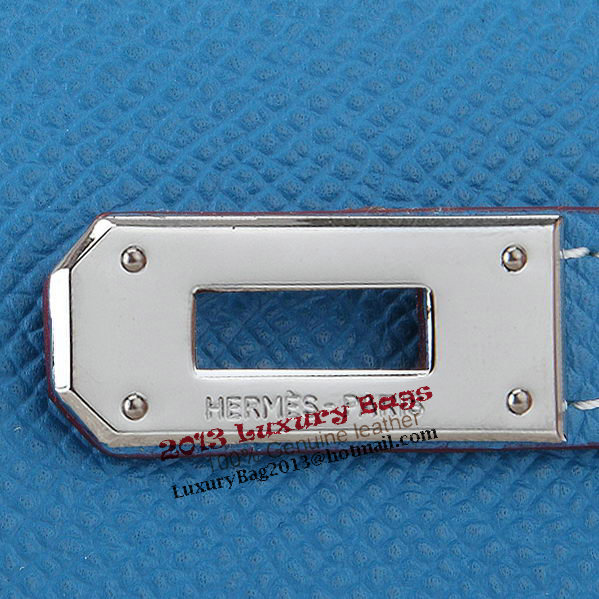 Hermes Kelly Original Saffiano Leather Bi-Fold Wallet A708 Blue Hermes Kelly Original Saffiano Leather Bi-Fold Wallet A708 Blue