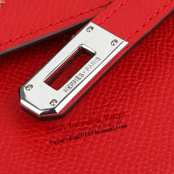 Hermes Kelly Original Saffiano Leather Bi-Fold Wallet A708 Red Hermes Kelly Original Saffiano Leather Bi-Fold Wallet A708 Red