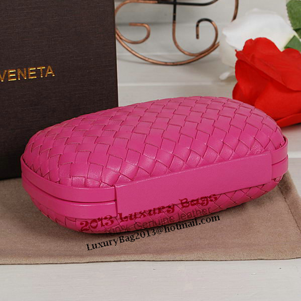 Bottega Veneta Intrecciato Sheepskin Impero Ayers Knot Clutch 11308 Rose Bottega Veneta Intrecciato Sheepskin Impero Ayers Knot Clutch 11308 Rose
