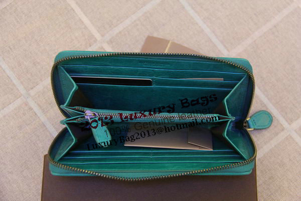 Bottega Veneta Intrecciato Nappa Zip Around Wallet 17004 Light Green Bottega Veneta Intrecciato Nappa Zip Around Wallet 17004 Light Green