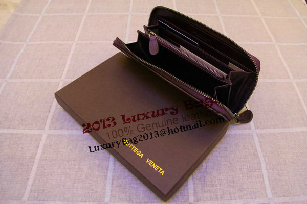 Bottega Veneta Intrecciato Nappa Zip Around Wallet 17004 Purple Bottega Veneta Intrecciato Nappa Zip Around Wallet 17004 Purple