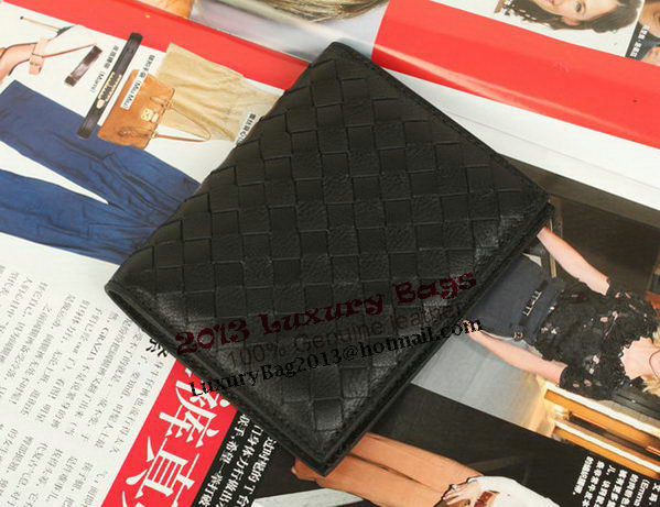 Bottega Veneta Intrecciato Nappa Wallet BV5816 Black Bottega Veneta Intrecciato Nappa Wallet BV5816 Black