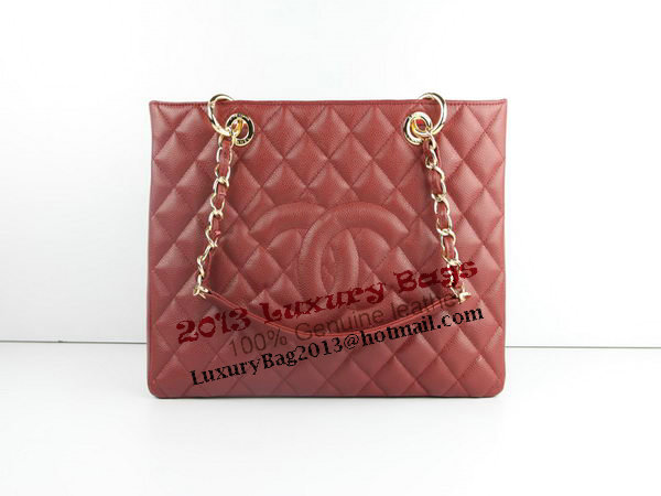Chanel A50995 Maroon Original Cannage Leather Shoulder Bag Gold Chanel A50995 Maroon Original Cannage Leather Shoulder Bag Gold