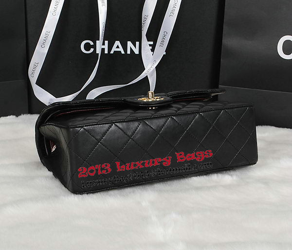 Chanel Classic Flap Bag Black Original Sheepskin Leather A1118 Gold Chanel Classic Flap Bag Black Original Sheepskin Leather A1118 Gold