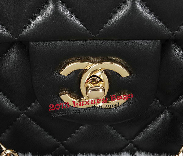 Chanel Classic Flap Bag Black Original Sheepskin Leather A1118 Gold Chanel Classic Flap Bag Black Original Sheepskin Leather A1118 Gold