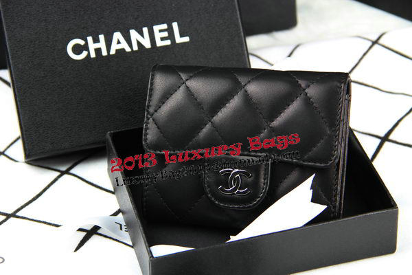 Chanel Matelasse Wallet Original Sheepskin Leater A50082 Black Chanel Matelasse Wallet Original Sheepskin Leater A50082 Black