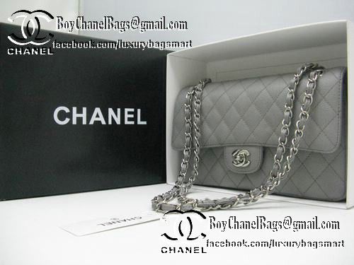 Chanel Classic Flap Bag 2.55 Series Original Cannage Pattern CHA1112 Grey Chanel Classic Flap Bag 2.55 Series Original Cannage Pattern CHA1112 Grey