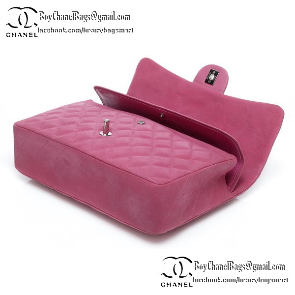 Chanel Classic Flap Bag 2.55 Series Original Suede Cannage Pattern CHA1112 Rosy Chanel Classic Flap Bag 2.55 Series Original Suede Cannage Pattern CHA1112 Rosy