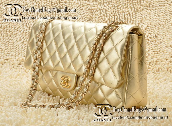 Chanel Classic Flap Bag 2.55 Series Sheepskin Leather CHA1112 Gold Chanel Classic Flap Bag 2.55 Series Sheepskin Leather CHA1112 Gold