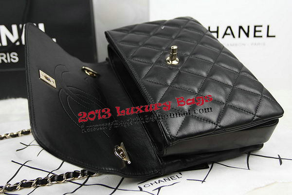 Chanel Classic Top Flap Bag Original Sheepskin Leather CHA92236 Black Chanel Classic Top Flap Bag Original Sheepskin Leather CHA92236 Black