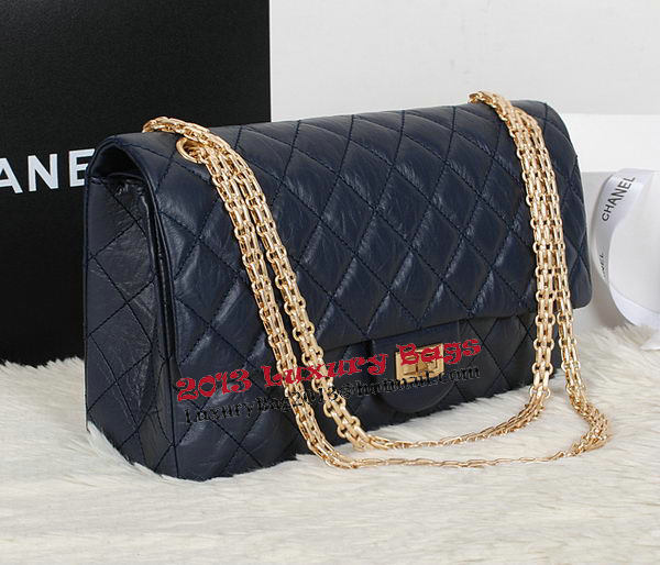 Chanel Classic Flap Shoulder Bags A226 Blue Original Sheep Leather Chanel Classic Flap Shoulder Bags A226 Blue Original Sheep Leather