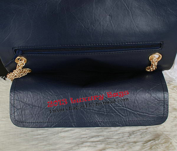 Chanel Classic Flap Shoulder Bags A226 Blue Original Sheep Leather Chanel Classic Flap Shoulder Bags A226 Blue Original Sheep Leather