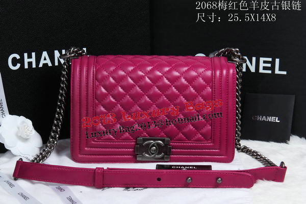 Boy Chanel Flap Shoulder Bag Sheepskin Leather CHA2068 Rosy Boy Chanel Flap Shoulder Bag Sheepskin Leather CHA2068 Rosy