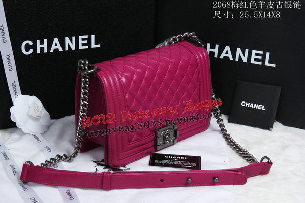 Boy Chanel Flap Shoulder Bag Sheepskin Leather CHA2068 Rosy Boy Chanel Flap Shoulder Bag Sheepskin Leather CHA2068 Rosy
