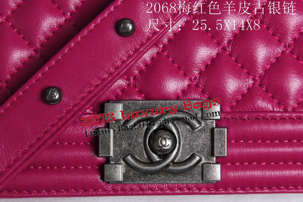 Boy Chanel Flap Shoulder Bag Sheepskin Leather CHA2068 Rosy Boy Chanel Flap Shoulder Bag Sheepskin Leather CHA2068 Rosy