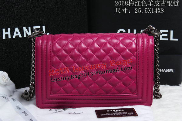 Boy Chanel Flap Shoulder Bag Sheepskin Leather CHA2068 Rosy Boy Chanel Flap Shoulder Bag Sheepskin Leather CHA2068 Rosy