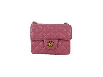 Chanel mini Classic Flap Bag Peach Sheekskin CHA1115 Gold Chanel mini Classic Flap Bag Peach Sheekskin CHA1115 Gold