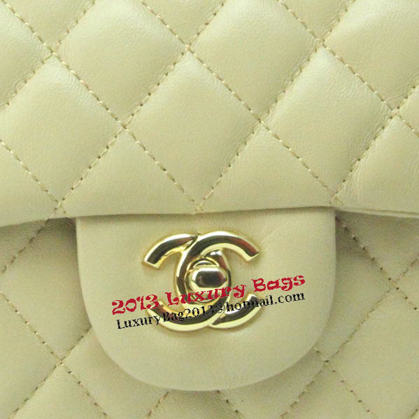 Chanel mini Classic Flap Bag Apricot Leather 1115 Gold Chain Chanel mini Classic Flap Bag Apricot Leather 1115 Gold Chain