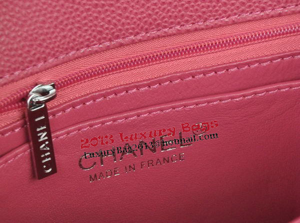 Chanel mini Classic Flap Bag Rose Cannage Pattern 1115 Silver Chanel mini Classic Flap Bag Rose Cannage Pattern 1115 Silver