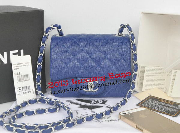 Chanel mini Classic Flap Bag Royal Cannage Pattern 1115 Silver Chanel mini Classic Flap Bag Royal Cannage Pattern 1115 Silver