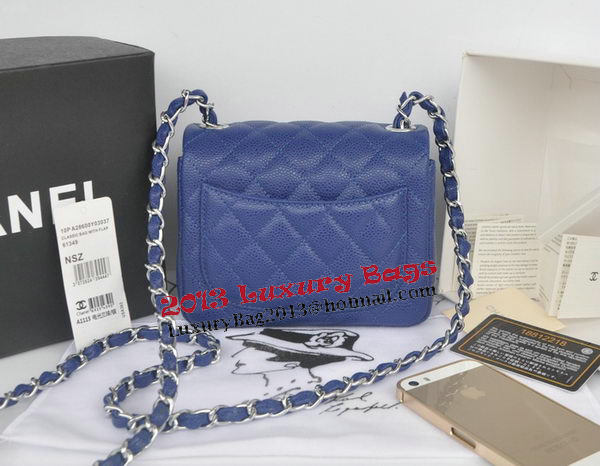 Chanel mini Classic Flap Bag Royal Cannage Pattern 1115 Silver Chanel mini Classic Flap Bag Royal Cannage Pattern 1115 Silver