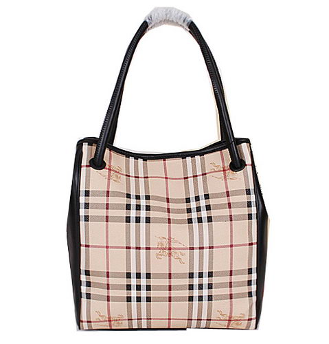 BurBerry Small Haymarket Check Tote Bag 38825571 Black