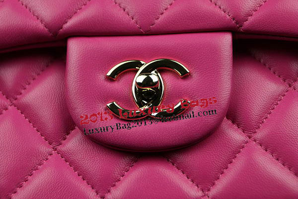 Chanel Classic Flap Bag Rose Original Leather CF1113 Gold Chanel Classic Flap Bag Rose Original Leather CF1113 Gold