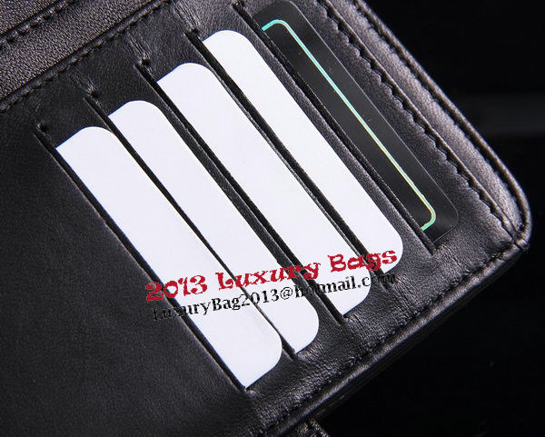 Chanel Matelasse Bi-Fold Wallet Sheepskin Leater A31506 Black Chanel Matelasse Bi-Fold Wallet Sheepskin Leater A31506 Black