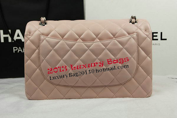 Chanel Classic Flap Bag Beige Original Leather CF1113 Silver Chanel Classic Flap Bag Beige Original Leather CF1113 Silver