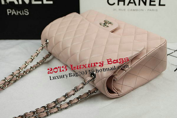 Chanel Classic Flap Bag Beige Original Leather CF1113 Silver Chanel Classic Flap Bag Beige Original Leather CF1113 Silver
