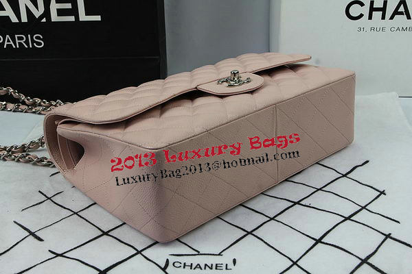 Chanel Classic Flap Bag Pink Cannage Pattern CF1113 Silver Chanel Classic Flap Bag Pink Cannage Pattern CF1113 Silver