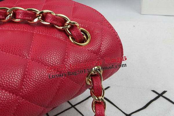Chanel Classic Flap Bag Rose Cannage Pattern CF1113 Gold Chanel Classic Flap Bag Rose Cannage Pattern CF1113 Gold