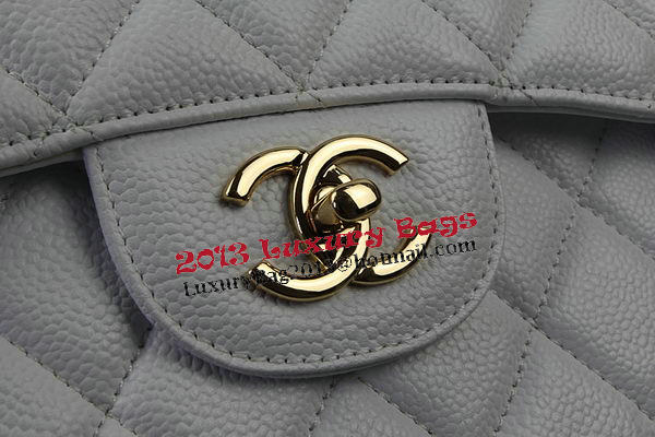 Chanel Classic Flap Bag White Cannage Pattern CF1113 Gold Chanel Classic Flap Bag White Cannage Pattern CF1113 Gold
